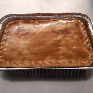 Empanada rectangular de pollo